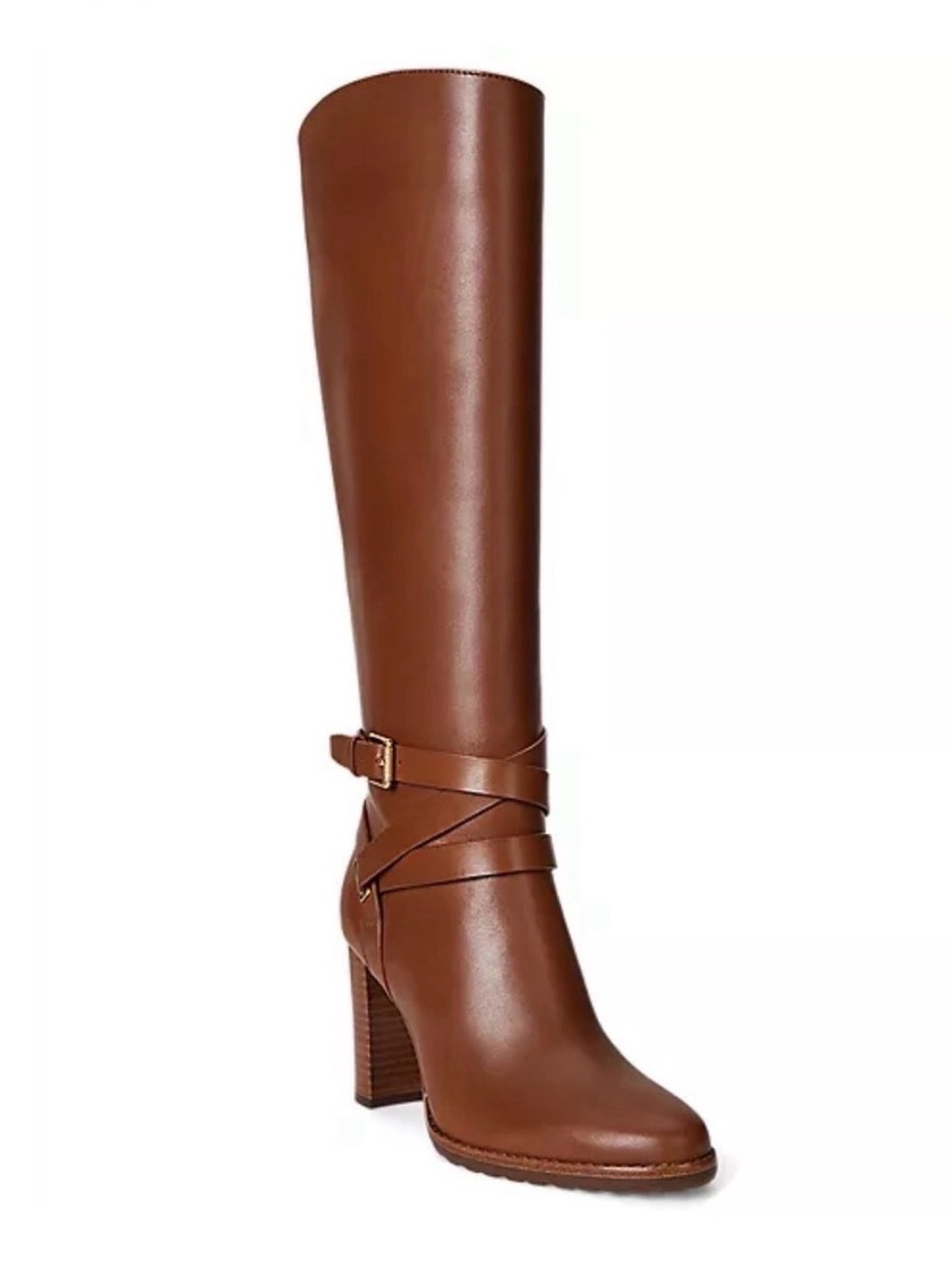 LAUREN RALPH LAUREN Collins Leather Tall Boots- NIB! 🤎